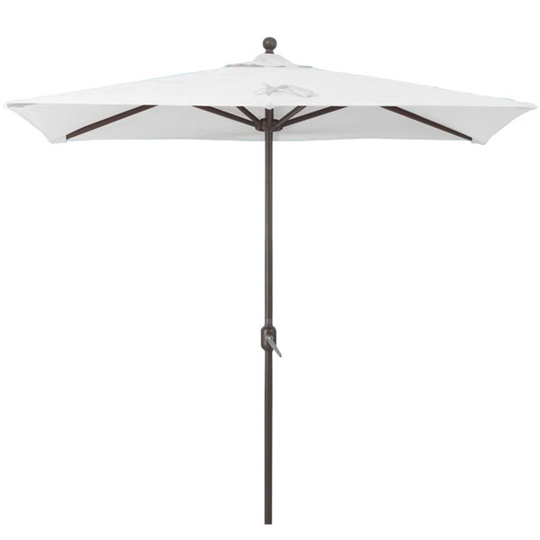 Half Wall 3.5' x 7' Umbrella w/Base by Galtech International - Image 2